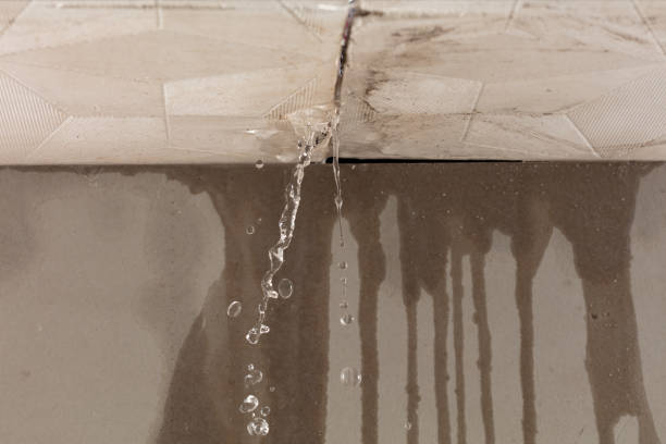 Professional Burst Pipe Cleanup technician working in Demarest, NJ